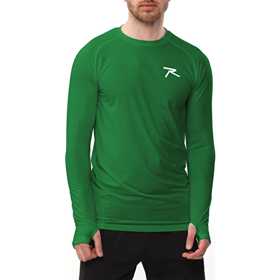 Raru Uzun Kollu T-Shirt Importo Yeşil