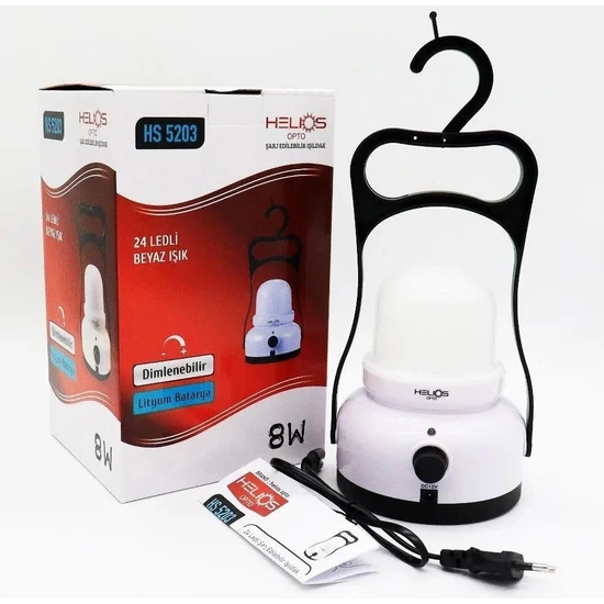 Helios Hs 5203 Şarj Edilebilir Işıldak