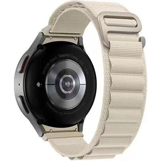 Basias Amazfit Bip 3 / Amazfit Bip 3 Pro Uyumlu Alpine Hasır Kordon 20MM