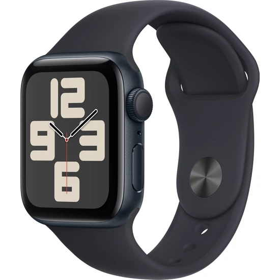 Apple Watch SE 2.Nesil (2023) GPS 40mm Midnight Aluminium Case with Midnight Sport Band - S/M