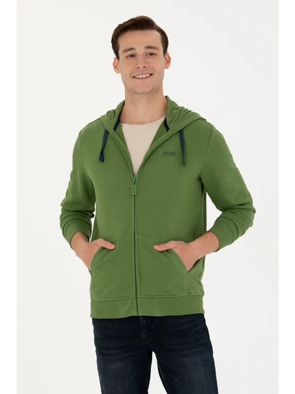 U.S. Polo Assn. Erkek Yeşil Sweatshirt 50273717-VR054
