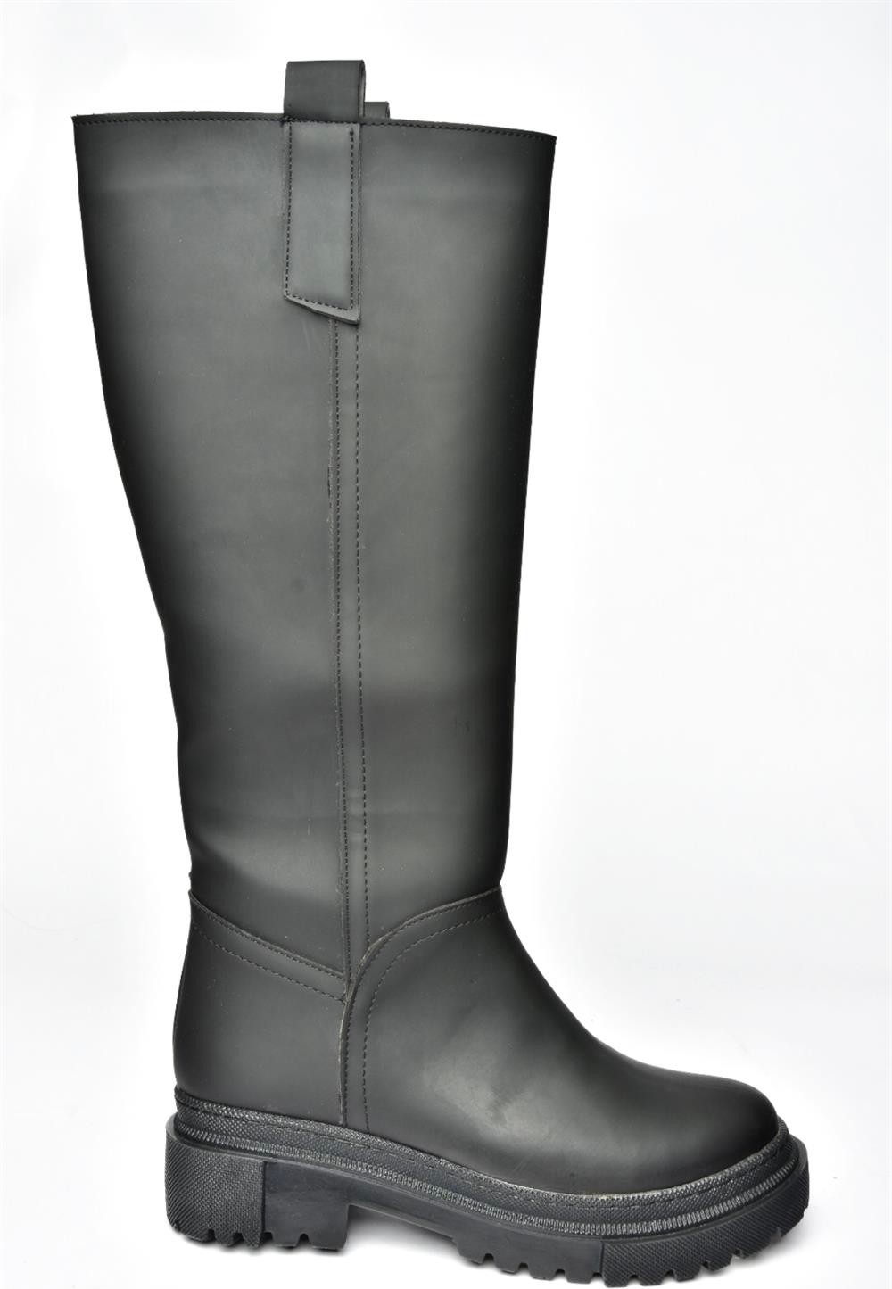 Fox Shoes R973201109 Siyah Kalın Tabanlı Şık ve Rahat Tasarımlı Kadın Çizme Modeli görsel 5