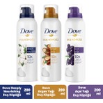 Dove Duş Köpüğü 200 ml Argan Yağı ve Açai Yağı ile 10 Kat Yoğun Köpük Derin Besleyici Etki