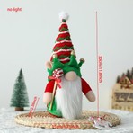 Zigver Noel Faceless Bebek Işıkları ile Merry Christmas Süslemeleri Xmas Gnome Bebek Süs Ev Yeni Yıl Hediyeleri Için 2023