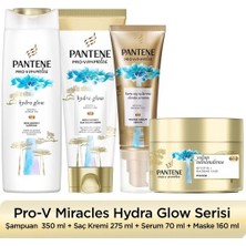 Pantene Hydra Glow Maske+Serum+Krem+Şampuan