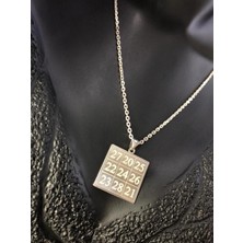 Vogutima Kubera Para Mantra 925 Ayar Gümüş Unisex Kolye