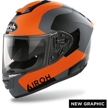 Aıroh ST.501 Dock Orange Matt Kask