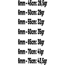 Vogutima Vog 6mm Euro Kral Zincir 925 Ayar Erkek Gümüş Kolye