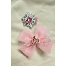 Petek Aksesuar Karlar Kraliçesi Elsa  2 Adet Pens Toka Set