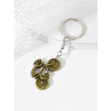 Herşey Nota Bisiklet Bakır Renk Anahtarlık