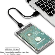 Xaser 2.5 Inç Şeffaf Ssd/hdd USB 3.0 Harici Harddisk Kutusu