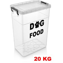 Deembro 20 kg Köpek Mama Saklama Kabı Mama Saklama Kabı Köpek Maması Saklama Kabı Mama Saklama Kutusudur