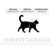 C&p Kedi Göğüs Tasma ve Gezdirme Seti