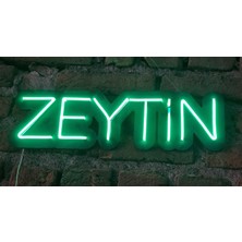 Onsan Zeytin Neon Ledli Duvar Aydınlatması