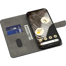 Xshop Google Pixel 7A Deri Telefon Kılıfı Stand Cüzdan Folio Cover (Yurt Dışından)