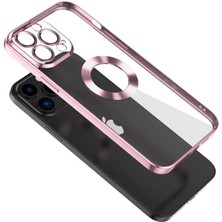 Teleplus Apple iPhone 15 Pro Kılıf Logo Gösteren Kamera Korumalı Silikon Siyah