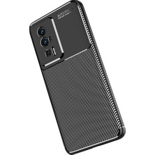Case Street Casestreet Xiaomi Poco F5 Pro Kılıf Negro Karbon Kamera Korumalı Silikon Lüx Siyah