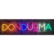 Onsan Dondurma Neon Ledli Duvar Aydınlatması