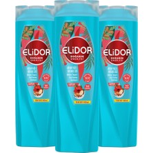 Elidor Doğanın Enerjisi Saç Bakım Şampuanı Argan Yağı & Hibiskus Özü & 400 ml X3