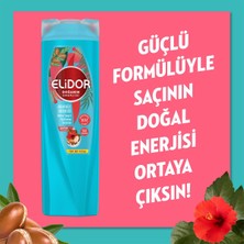 Elidor Doğanın Enerjisi Saç Bakım Şampuanı Argan Yağı & Hibiskus Özü & 400 ml X3