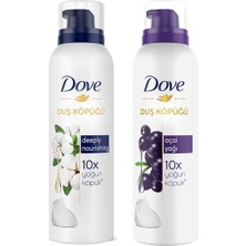 Dove Duş Köpüğü Açai Yağı Yoğun Köpük 200 Mlx1 + Dove Duş Köpüğü Depply Nourishing 200 ml