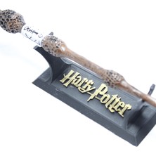Babil Sanat Dumbledore Asası Harry Potter Filmi Karakter Asası (Mürver Asa) 34 cm (Stand Hediyeli)