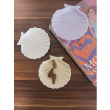 Kedi Creative Arts 3'lü Istiridye Dekoratif Tabak Seti