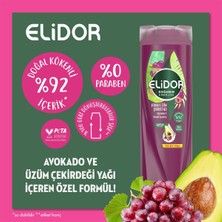 Elidor Avokado ve Üzüm Çekirdeği Yağı Şampuan 400 ml + Saç Kremi 350 ml + Serum Bakım Yağı 80 ml