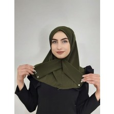 R&S Modibone  Cıtcıtlı Hazır Eşarp Şal Hijap Haki Renk
