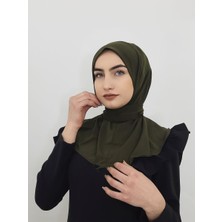 R&S Modibone  Cıtcıtlı Hazır Eşarp Şal Hijap Haki Renk