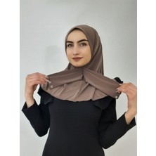 R&S Modibone Cıtcıtlı Hazır Eşarp Şal Hijap Vizon Renk