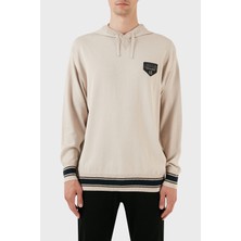 Armani Exchange Pamuk ve Yün Karışımlı Regular Fit Kapüşonlu Kazak Erkek Kazak 6RZM2A ZM3FZ 1934