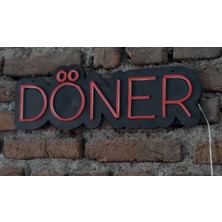 Onsan Döner Neon Ledli Duvar Aydınlatması