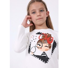 Mayoral Beyaz Çocuk Tshirt - Beyaz - 4 Yaş - 4005