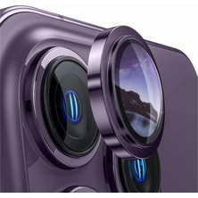 Nettech Apple iPhone 14 Pro Max Uyumlu Safir Lens Kamera Cam Koruyucu