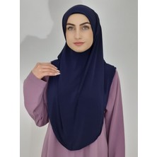 R&S Modibone Namaz Örtüsü Hazır Büyük Esarp Malezya Modeli Khimar Tek Parca Hac ve Umre Icin Uygundur Lacivert