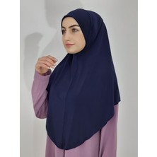 R&S Modibone Namaz Örtüsü Hazır Büyük Esarp Malezya Modeli Khimar Tek Parca Hac ve Umre Icin Uygundur Lacivert