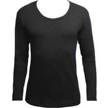 Fatella Erkek Uzun Kol Kışlık Termal Üst Siyah Içlik