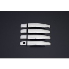 Dnzstore Opel Astra J Hb 5d/sd/sw Uyumlu Kapı Kolu 4 Kapı Paslanmaz Çelik (Desenli) 2010 - 2014