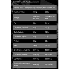 Badass Labs Mass Gainer 7 kg - Çikolata