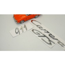 Dk Porsche 911 Carrera Gts Bagaj 3m 3D Abs Yazı Logo Amblem Seti