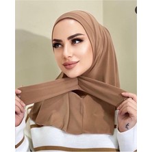 R&S Modibone Cıtcıtlı Hazır Eşarp Şal Hijap Camel Renk