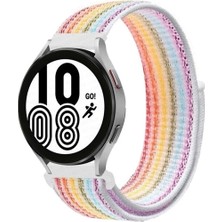 Basias Amazfit Bip 3 / Amazfit Bip 3 Pro Uyumlu Hasır Dokuma Kumaş Kordon (20MM)