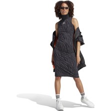 adidas Animal Dress Kadın Günlük Elbise IJ7088 Siyah