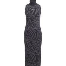 adidas Animal Dress Kadın Günlük Elbise IJ7088 Siyah