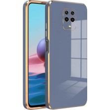 Case World Xiaomi Redmi Note 9 Pro Kapak Kamera Korumalı Lazer Kesim Lüx Silikon Kılıf - Petrol Mavisi