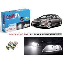Femex Honda Civic Fd6 LED Plaka Aydınlatma Ampul Seti Femex Parlak Beyaz