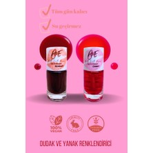 Best Match Ever 2’li Set-Tint Series-Dudak ve Yanak Renklendirici-Likit Ruj Likit Allik-Allik-Lip&cheek TINT-2X10 ml