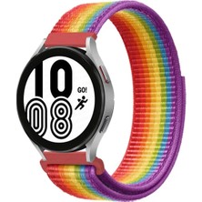 Basias Amazfit Bip 3 / Amazfit Bip 3 Pro Uyumlu Hasır Dokuma Kumaş Kordon (20MM)