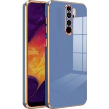 Caseart Xiaomi Redmi Note 8 Pro Kapak Kamera Korumalı Lazer Kesim Lüx Silikon Kılıf - Petrol Mavisi